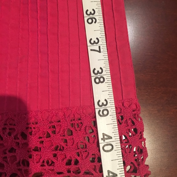 RESERVED Summer Dress 70s Hot Pink - Picture 5 of 8